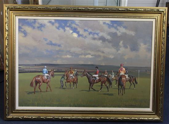 § Neil Cawthorne (1936) Before the start 24 x 36in.